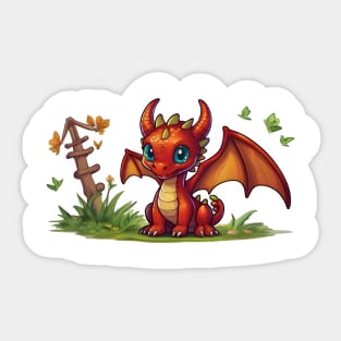 Dragon chibi Sticker